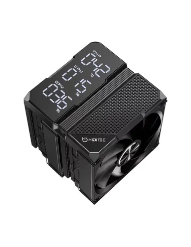 Hiditec DC40 PRO Procesador Refrigerador de aire 12 cm Negro 1 pieza(s)