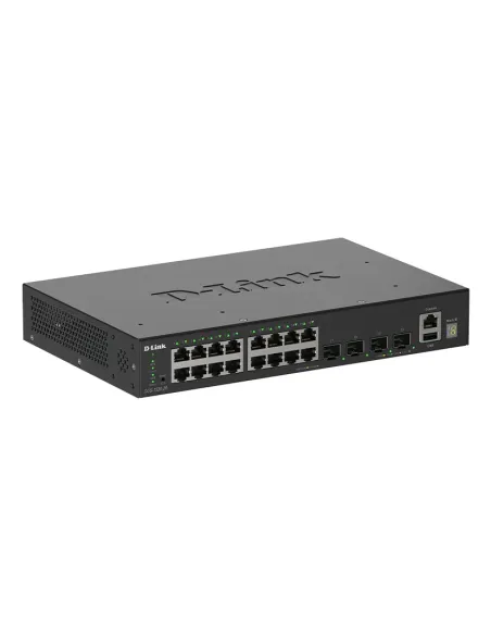 D-Link DGS-1530-20 E switch Gestionado L2 Gigabit Ethernet (10 100 1000) Negro