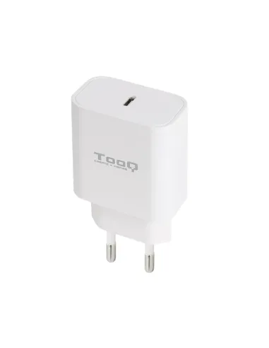 TooQ Cargador de Pared USB-C PD20W, Blanco