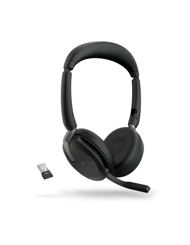 Jabra Evolve2 65 Flex Auriculares Inalámbrico Diadema Oficina Centro de llamadas USB tipo A Bluetooth Base de carga