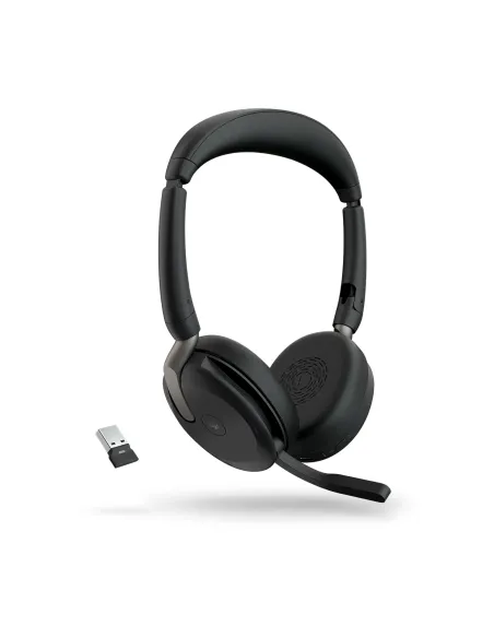 Jabra Evolve2 65 Flex Auriculares Inalámbrico Diadema Oficina Centro de llamadas USB tipo A Bluetooth Base de carga