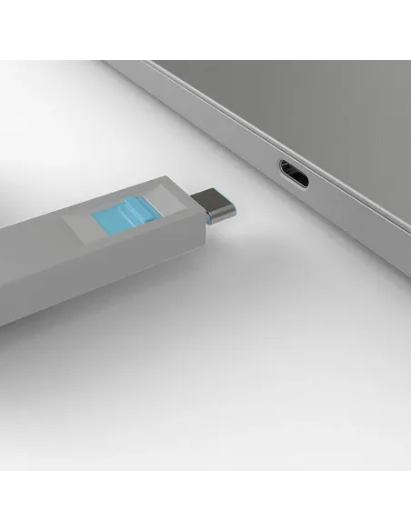 Lindy 40465 bloqueador de puerto Bloqueador de puerto + clave USB Tipo C Azul Acrilonitrilo butadieno estireno (ABS) 1 pieza(s)