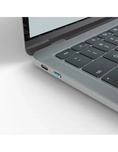 Lindy 40465 bloqueador de puerto Bloqueador de puerto + clave USB Tipo C Azul Acrilonitrilo butadieno estireno (ABS) 1 pieza(s)