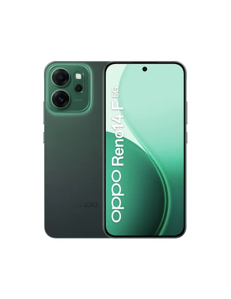 OPPO 14 F 5G Reno14 F 5G 16,7 cm (6.57") SIM doble Android 15 USB Tipo C 8 GB 256 GB 6000 mAh Verde