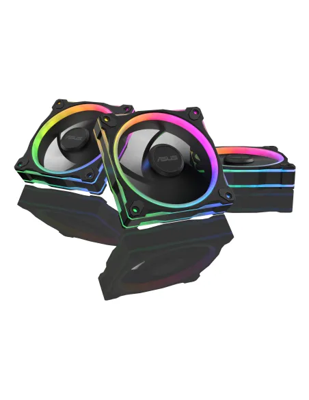 ASUS Prime MR120 Fan ARGB Reverse Black 3in1 Carcasa del ordenador Ventilador 12 cm Negro 3 pieza(s)
