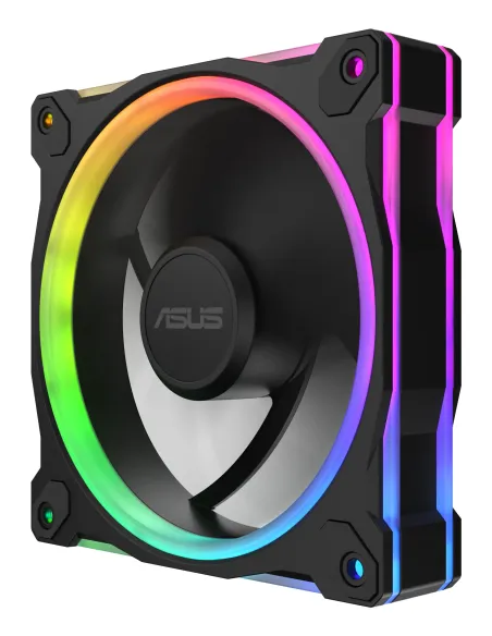 ASUS Prime MR120 Fan ARGB Reverse Black 3in1 Carcasa del ordenador Ventilador 12 cm Negro 3 pieza(s)