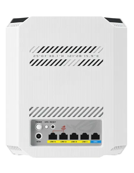 ASUS GS-BE7200 router inalámbrico 2.5 Gigabit Ethernet Doble banda (2,4 GHz   5 GHz) Blanco, Negro