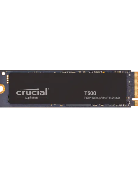 Disco duro interno solido ssd crucial t500  2tb pcie nvme 4.0 x4