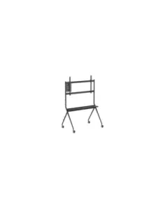 VOGELS 7410210 ESSENTIAL MEETING ROOM TROLLEY 65-98" 120 KG WITH SHELVE AND MINI PC ADAPTER VESA UP TO 1100x600