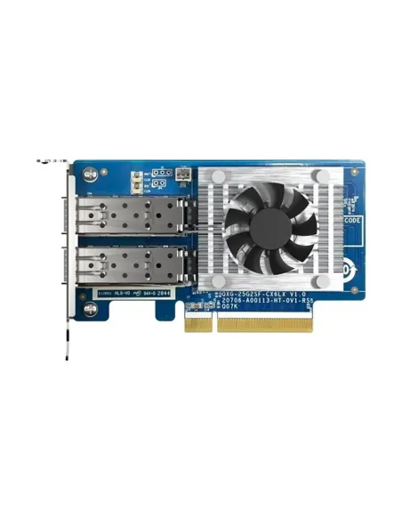 Tarjeta red qnap qxg - 25g2sf - cx6 2x sfp28 pci express 4.0