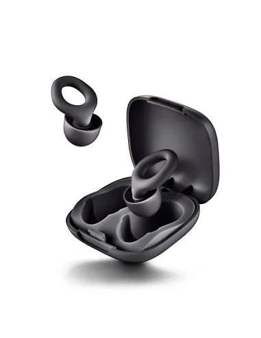 NGS NOON BLACK Tapón para oídos reutilizable Negro