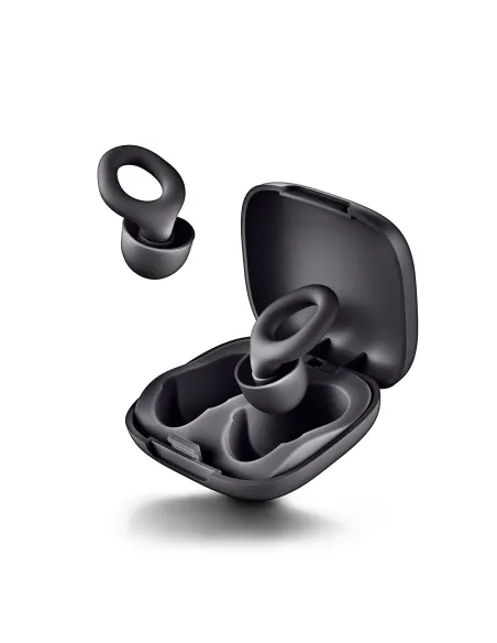 NGS NOON BLACK Tapón para oídos reutilizable Negro