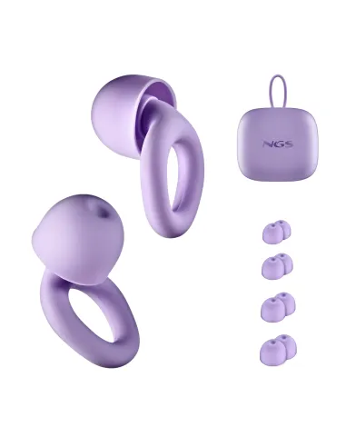 NGS NOON PURPLE Tapón para oídos reutilizable Púrpura