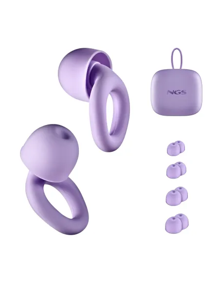 NGS NOON PURPLE Tapón para oídos reutilizable Púrpura
