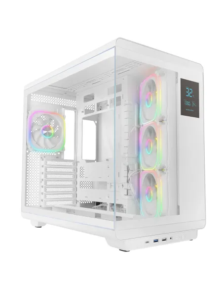 Mars Gaming MCREVPROW carcasa de ordenador Midi Tower Blanco