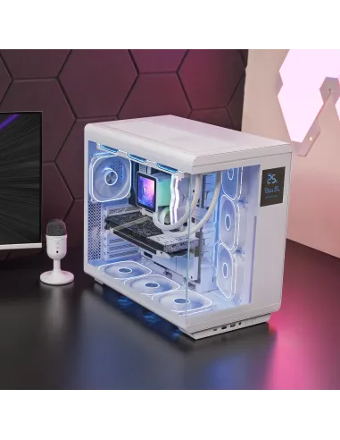Mars Gaming MCREVPROW carcasa de ordenador Midi Tower Blanco