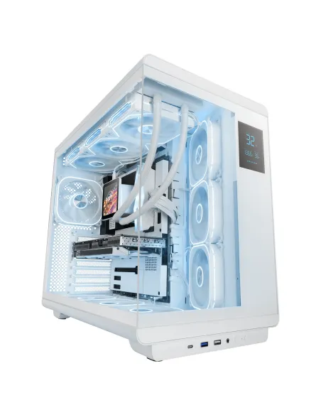 Mars Gaming MCREVPROW carcasa de ordenador Midi Tower Blanco