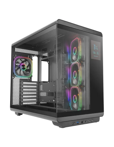 Mars Gaming MCREVPRO carcasa de ordenador Midi Tower Negro