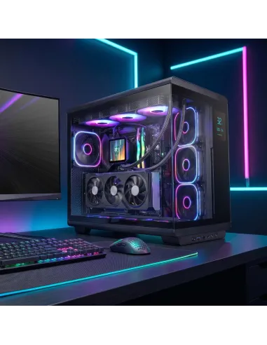 Mars Gaming MCREVPRO carcasa de ordenador Midi Tower Negro