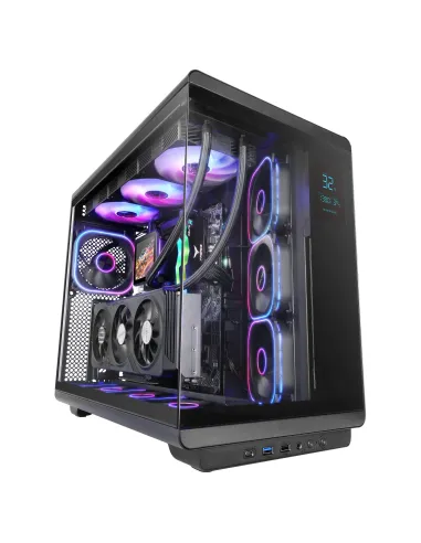 Mars Gaming MCREVPRO carcasa de ordenador Midi Tower Negro