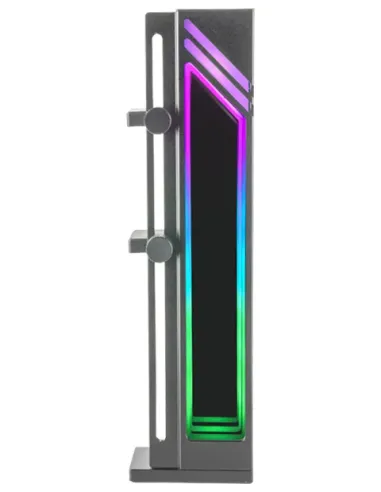 Mars Gaming MCA-GCB, Soporte para Tarjeta Gráfica, Iluminación ARGB Infinity Mirror, Soporte GPU con Sincronización ARGB, Base
