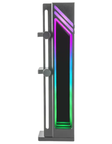 Mars Gaming MCA-GCB, Soporte para Tarjeta Gráfica, Iluminación ARGB Infinity Mirror, Soporte GPU con Sincronización ARGB, Base