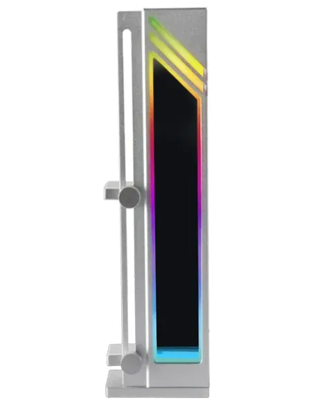 Mars Gaming MCA-GCB, Soporte para Tarjeta Gráfica, Iluminación ARGB Infinity Mirror, Soporte GPU con Sincronización ARGB, Base