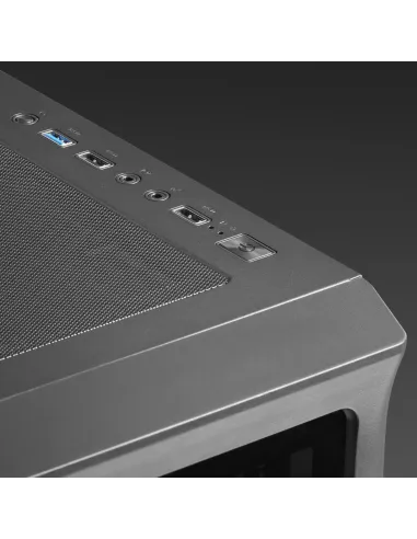 Mars Gaming MC-NEO, Torre Gaming XXL E-ATX, Ventana Lateral y Frontal Cristal Templado, 4X Ventiladores ARGB 120mm + Ventilador