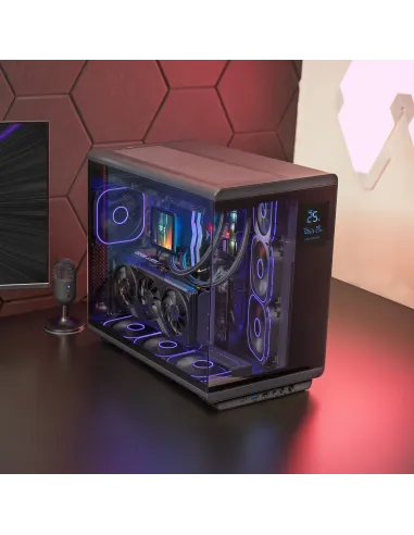 Mars Gaming MCREVMAX carcasa de ordenador Midi Tower Negro