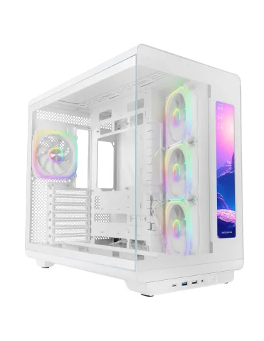 Mars Gaming MCREVMAXW carcasa de ordenador Midi Tower Blanco