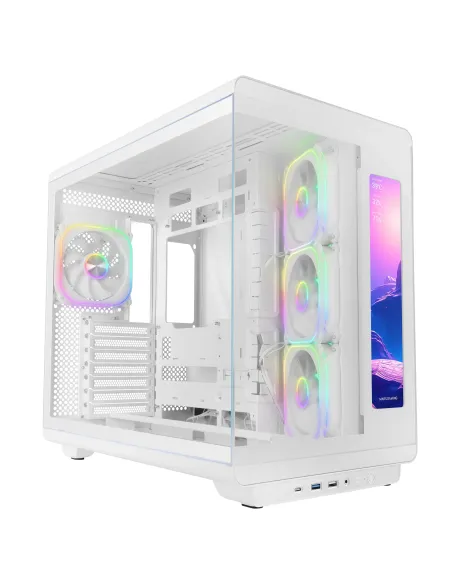 Mars Gaming MCREVMAXW carcasa de ordenador Midi Tower Blanco
