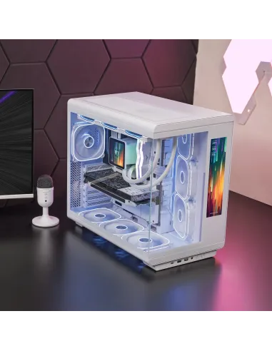 Mars Gaming MCREVMAXW carcasa de ordenador Midi Tower Blanco