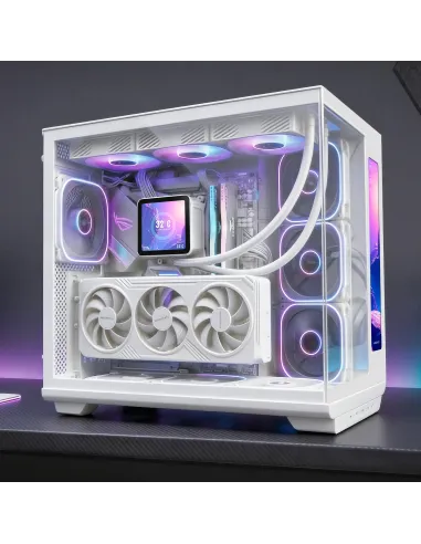 Mars Gaming MCREVMAXW carcasa de ordenador Midi Tower Blanco