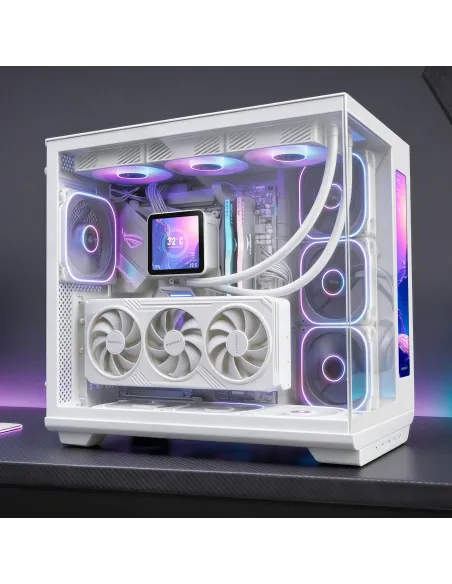 Mars Gaming MCREVMAXW carcasa de ordenador Midi Tower Blanco