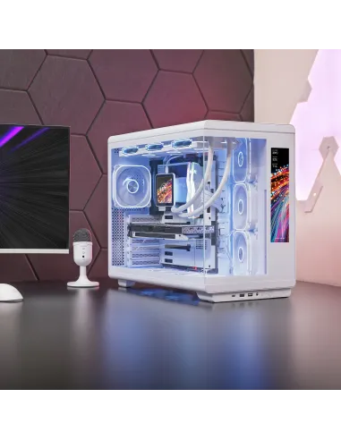 Mars Gaming MCREVMAXW carcasa de ordenador Midi Tower Blanco