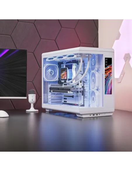 Mars Gaming MCREVMAXW carcasa de ordenador Midi Tower Blanco