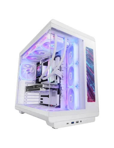 Mars Gaming MCREVMAXW carcasa de ordenador Midi Tower Blanco