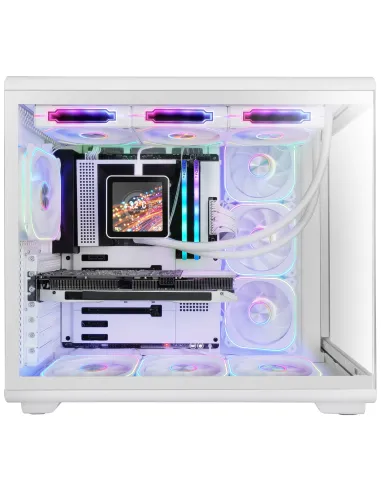 Mars Gaming MCREVMAXW carcasa de ordenador Midi Tower Blanco