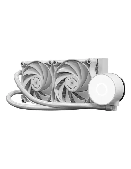 Mars Gaming ML-PRO240, Refrigeración Líquida CPU Profesional, TDP 450W, 2 Ventiladores FDB Ultra-silenciosos, Bomba