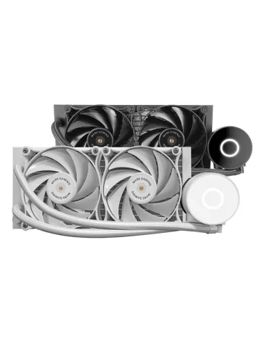 Mars Gaming ML-PRO240, Refrigeración Líquida CPU Profesional, TDP 450W, 2 Ventiladores FDB Ultra-silenciosos, Bomba