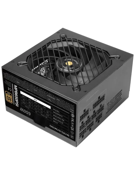 Mars Gaming MPB650PSI unidad de fuente de alimentación Negro
