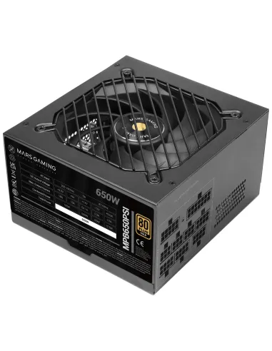 Mars Gaming MPB650PSI unidad de fuente de alimentación Negro