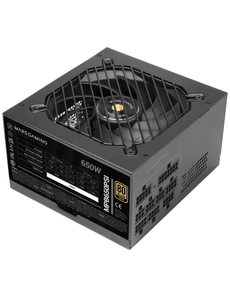Mars Gaming MPB650PSI unidad de fuente de alimentación Negro