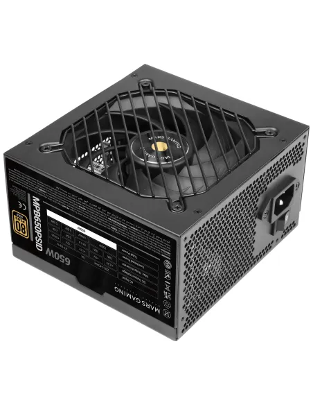 Mars Gaming MPB650PSID unidad de fuente de alimentación 650 W Negro
