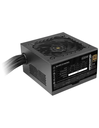 Mars Gaming MPB650PSID unidad de fuente de alimentación 650 W Negro