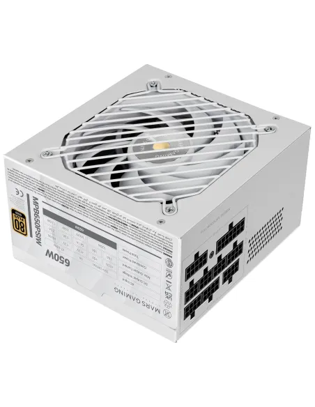 Mars Gaming MPB650PSIW unidad de fuente de alimentación Blanco