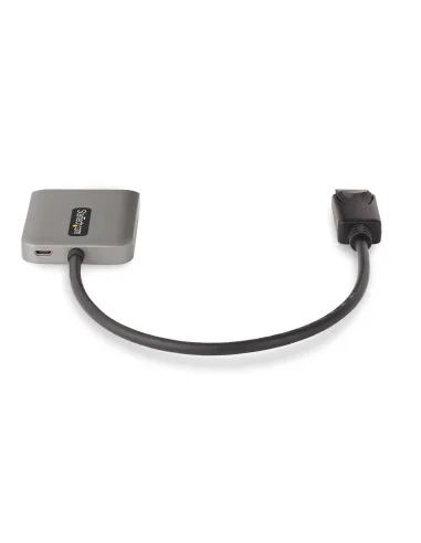 StarTech.com Hub MST de 2 Puertos DisplayPort 1.4 - Divisor Splitter DP para 2 Monitores - Adaptador DisplayPort a 2x