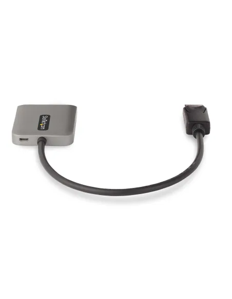 StarTech.com Hub MST de 2 Puertos DisplayPort 1.4 - Divisor Splitter DP para 2 Monitores - Adaptador DisplayPort a 2x