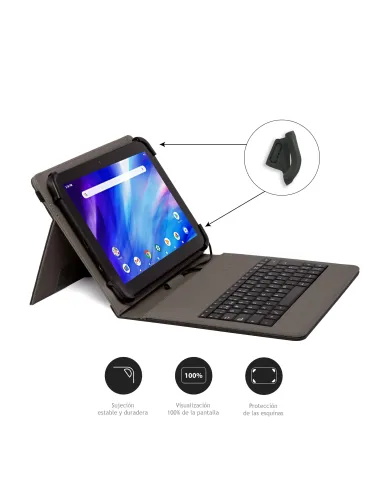 Nilox FUNDA TECLADO USB DE 9,7" A 10.5" NEGRA