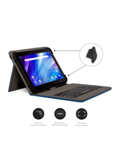 Nilox FUNDA TECLADO USB DE 9,7" A 10.5" AZUL 2